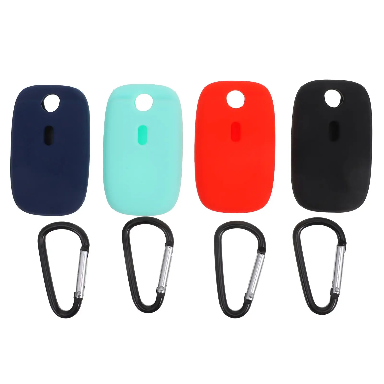 

4 Pcs Tracer Tracker Protection Case Key Silica Gel Silicone Protective