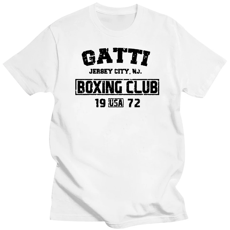 GATTI Boxing Club 1972 Retro Fighting Arturo T-shirt Heavyweight Tee Shirt