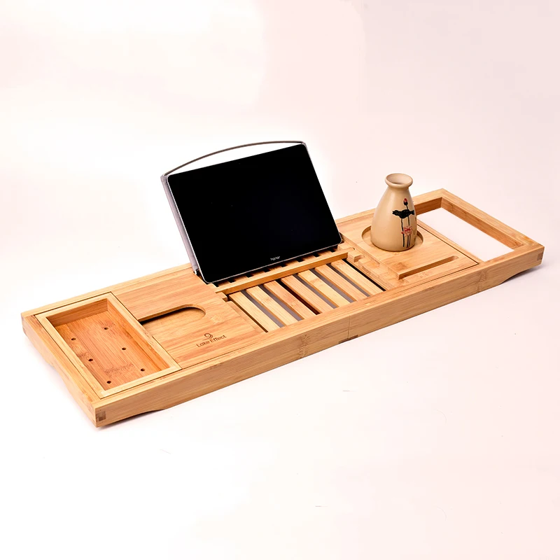 

Wine rack Solid wood bamboo bathtub Telescopic non-slip bathroom Multifunctional toilet Bathtub