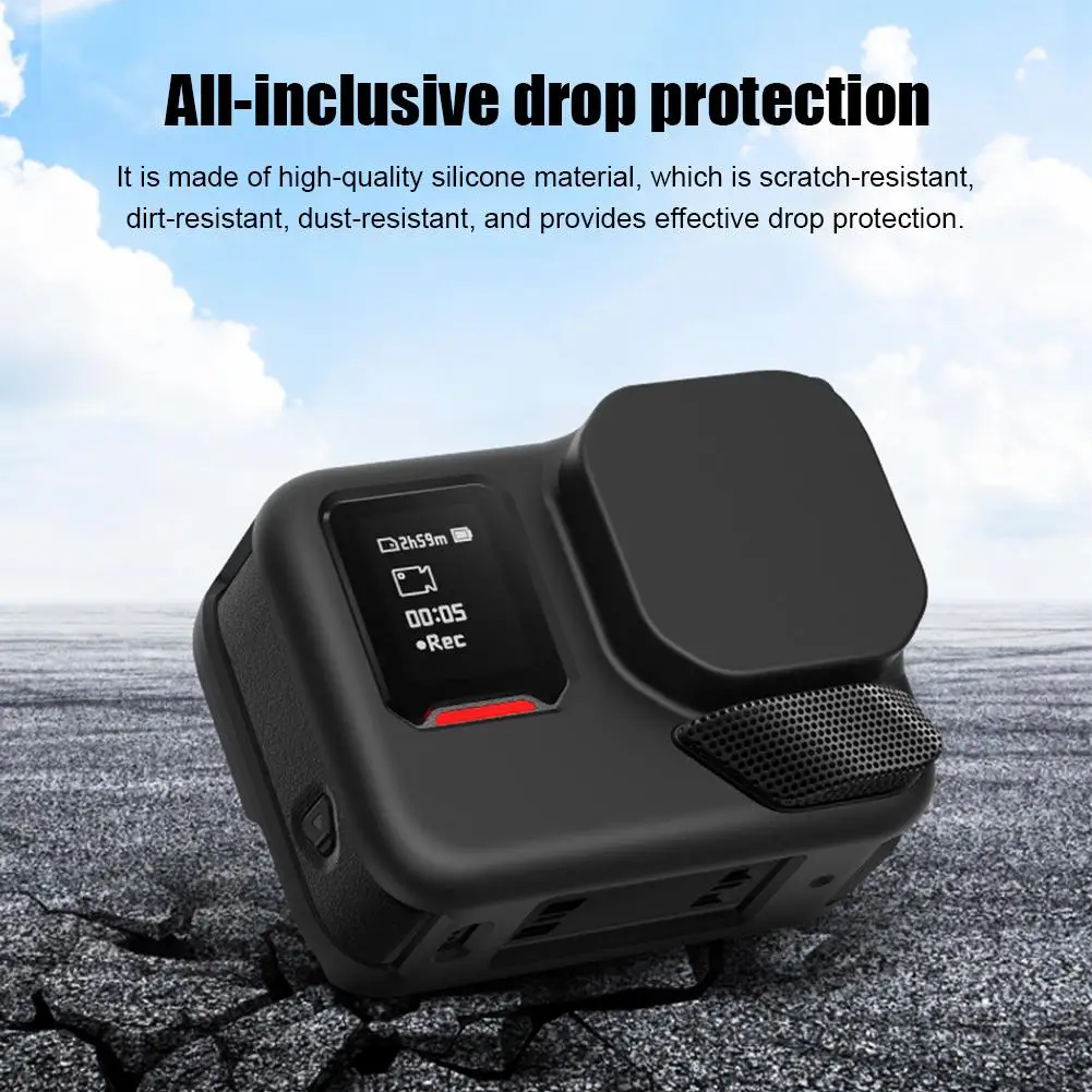 Silicone Camera Lens Cap FOR Insta360 Ace Pro 2 Anti-scratch Dust-proof Lens Protective Cover Camera Protector Accessories