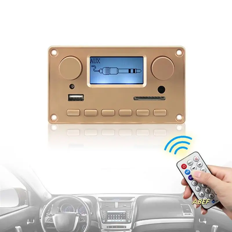 Беспроводной Bluetooth аудиоплеер MP3-декодер ЖК-дисплей Bluetooth аудио модуль автомобильные аксессуары