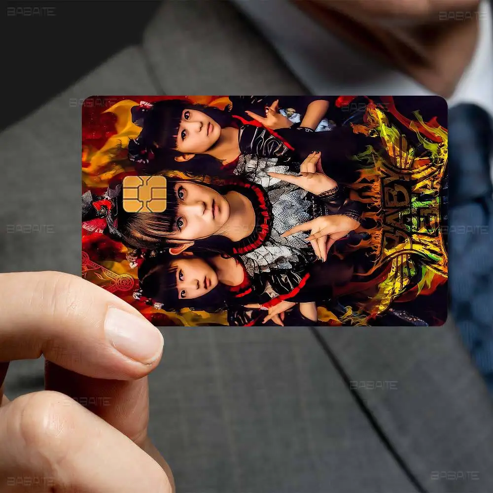 Japanese Band B-BABYMETAL 100% Hot Sale Amine Credit Debit Bank Card Bus Card Film Skin Sticker