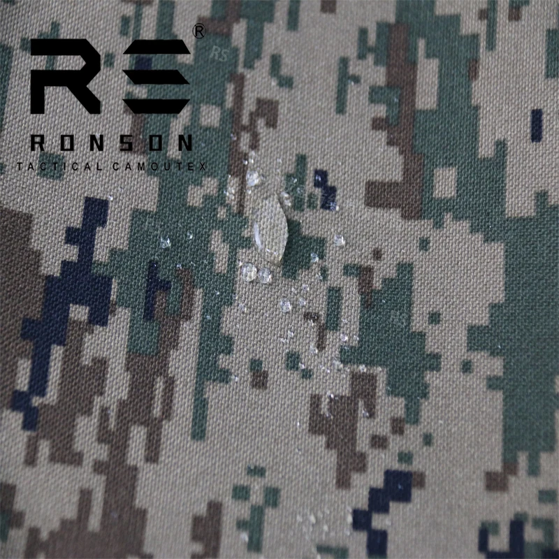 Gran oferta de tela táctica de camuflaje Digital polyerster 1000D para chaleco de bolsa en stock