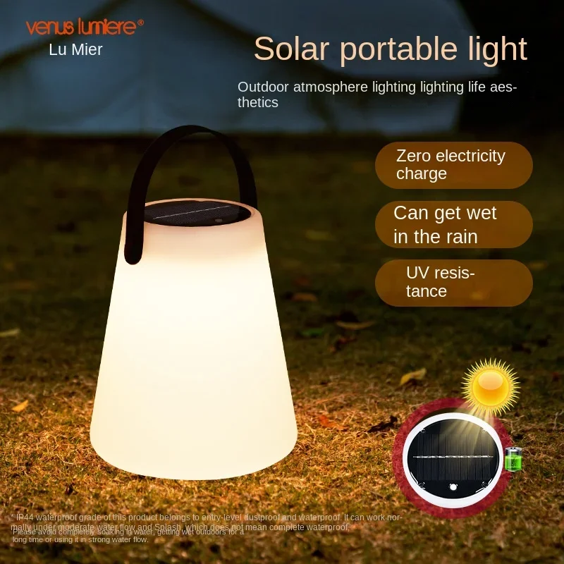 

Solar Energy Outdoor Courtyard Light, Lawn Light, European Garden Villa, Induction Charging Atmosphere, Handheld Light