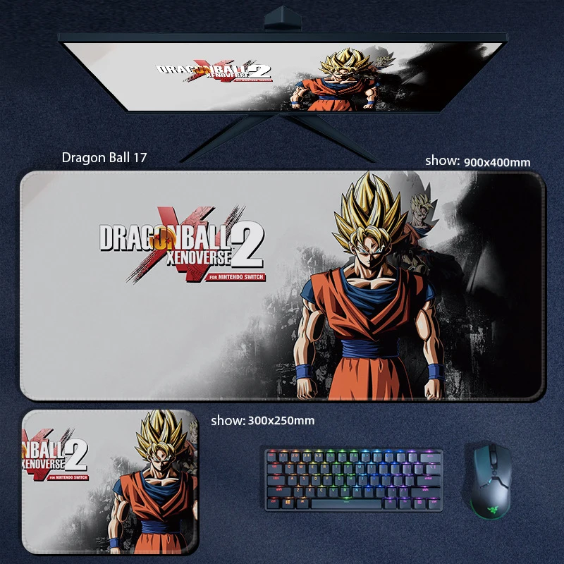 Dragon Ball Z Super Anime Figure Mousepad Large Gaming Mouse Pad Gamer Laptop Computer PC Accessories Game Mousemat Goku Saiyan