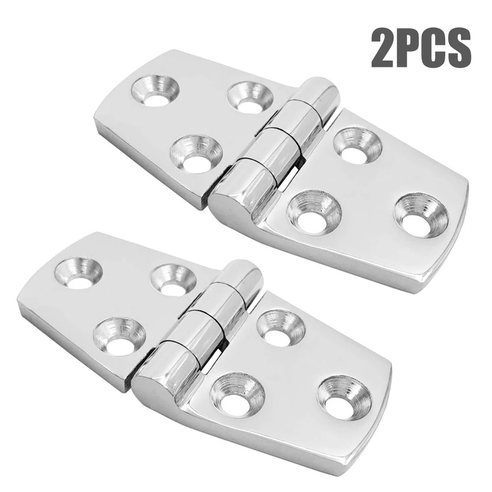 316 Stainless Steel Marine Door Hatch Hinge 76x38 Heavy Duty Boat Hinge Deck 4.5mm Thickness