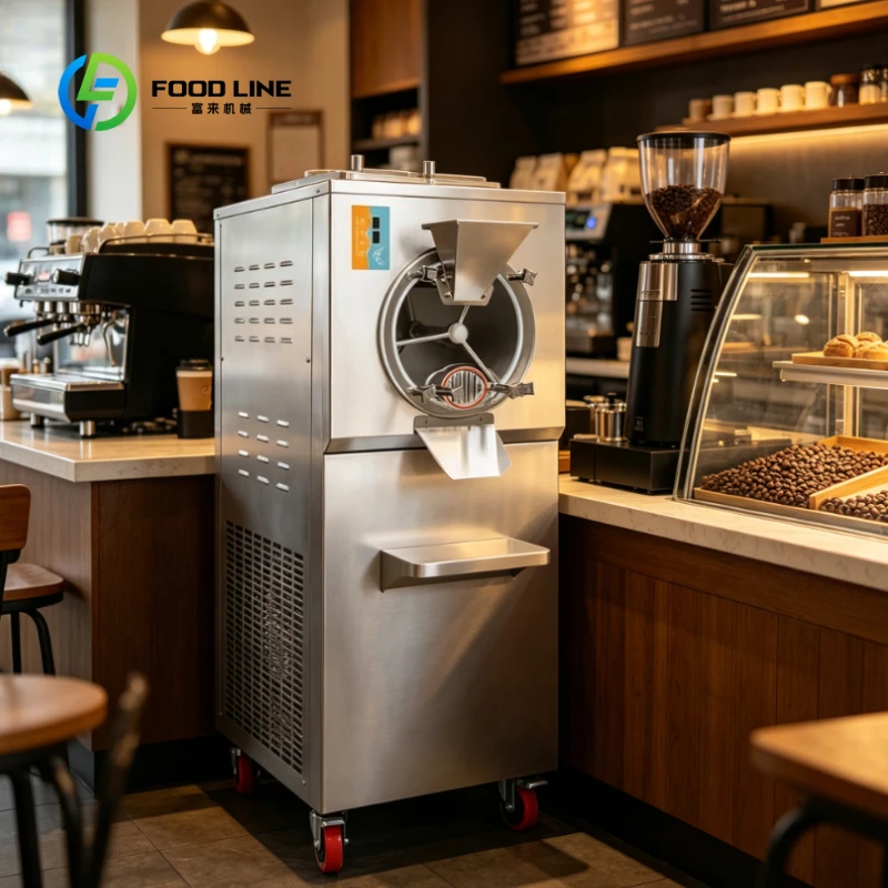 Customized Stainless Steel Gelato Batch Freezer, Commercial Automatic Hard Ice Cream Machine for Wholesale