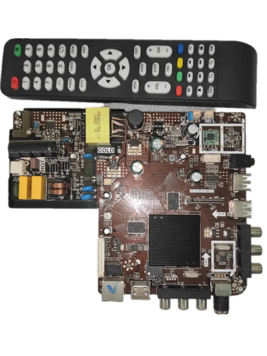 Imagem -03 - Universal Smart tv Motherboard em Wi-fi Compatível com Vários Led Tp. Atm10.pb818