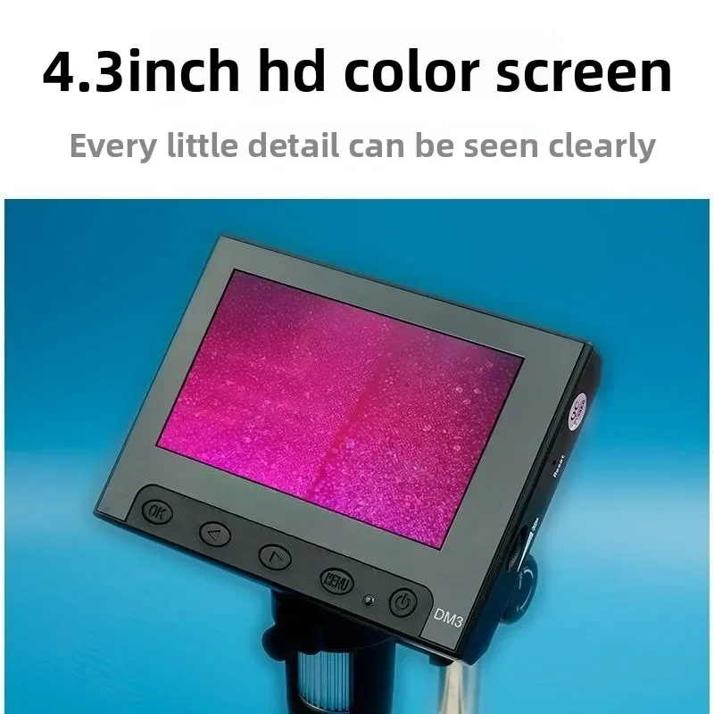 1000 digital magnifying glass microscope, magnifying bracket