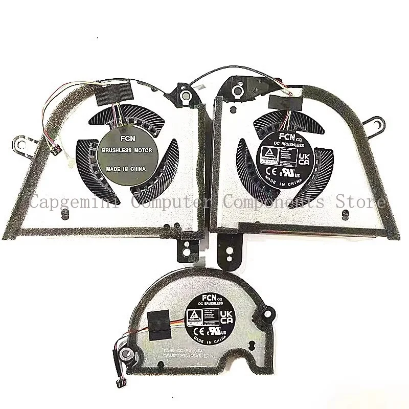 New for ASUS Zephyrus M16 GU604 GU604VI GU604VZ CPU GPU Cooling FAN