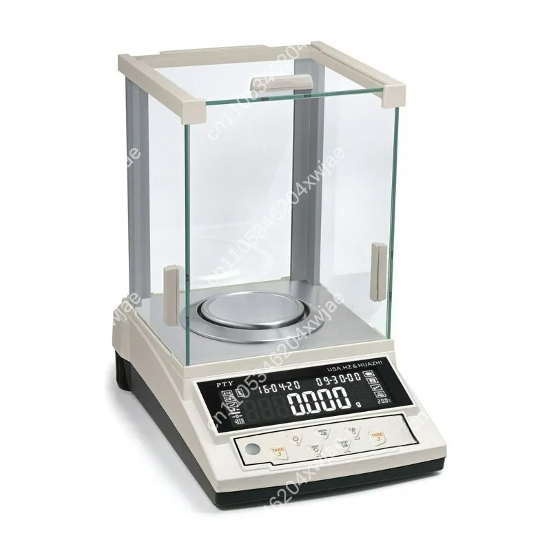 High Precision 0.001g/1mg Analytical Balance PTY-A400, 400g Dual Range Automatic Conversion Lab Scale