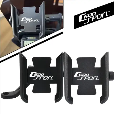 오토바이 핸들 바 휴대폰 거치대 GPS 스탠드 브래킷, BMW C600SPORT C600 SPORT 2011-2024 2023 2022 2021 2020 2019 2018