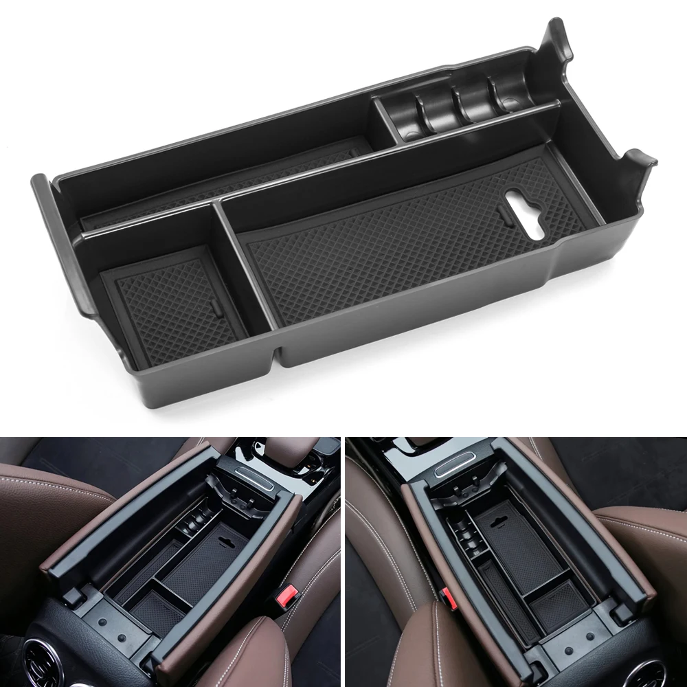 For Mercedes Benz GLB GLA CLA  A B Class MB X247 H247 C118 W177 W247 AMG Car Center Console Armrest Storage Box Sundries Packing