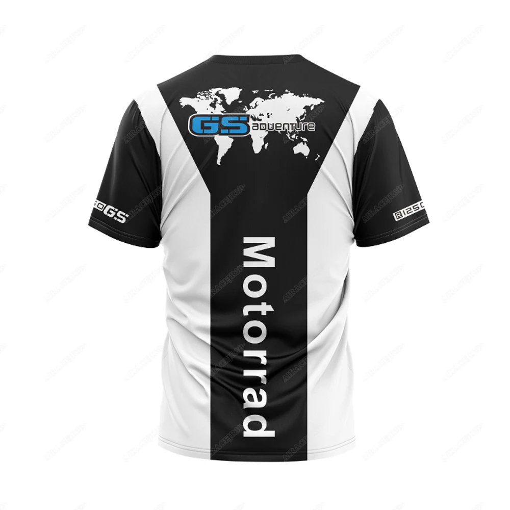 For BMW R1250 GS Summer Motorcycle Racing Team T-Shirt Motorrad ADVENTURE Motocross Men's Quick-dry Cold Feeling Do Not Fade