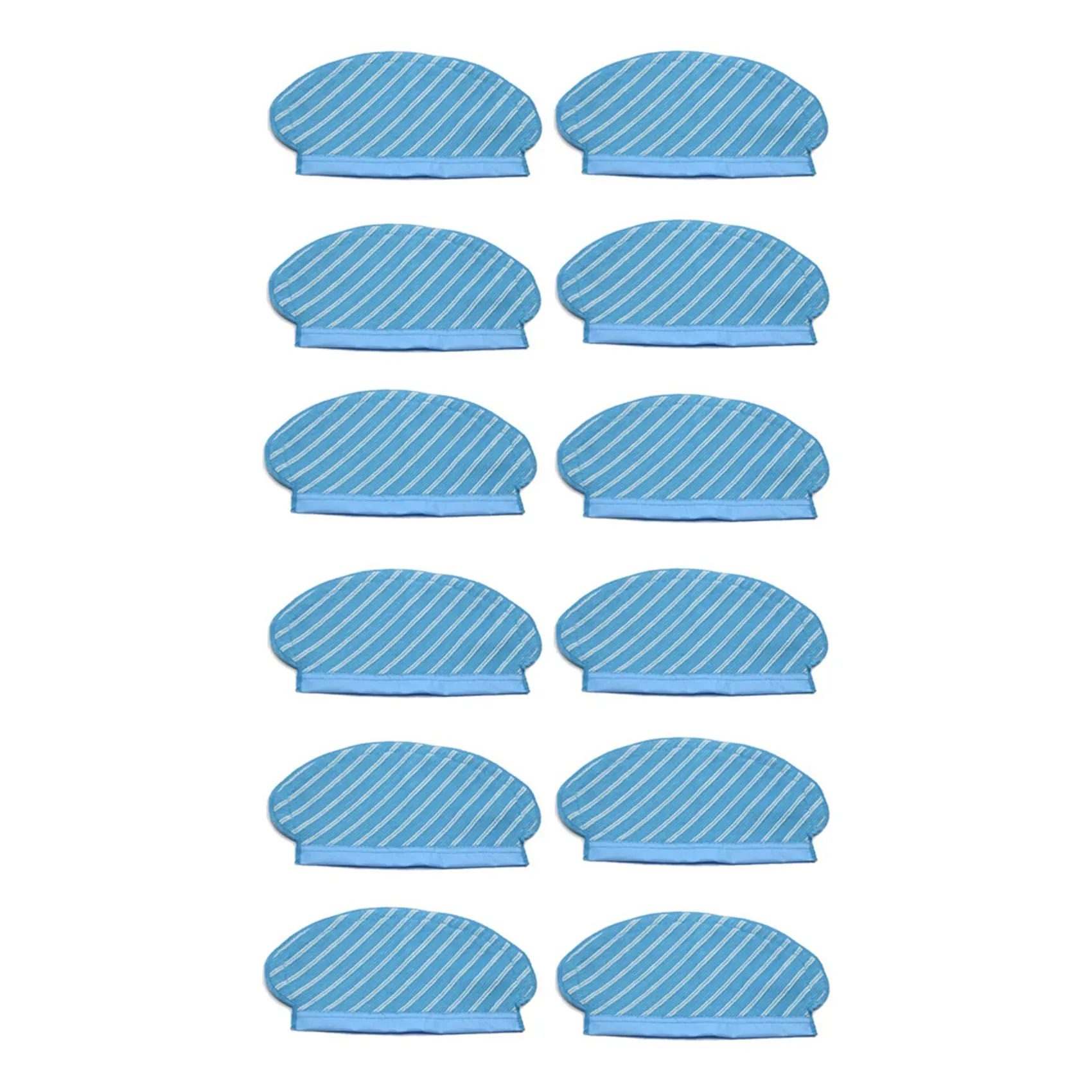 A01V-12Pcs Mop Cloth Pads Set For Ecovacs Deebot Ozmo 920 950 Vacuum Cleaner Parts Replacement Home Accessories