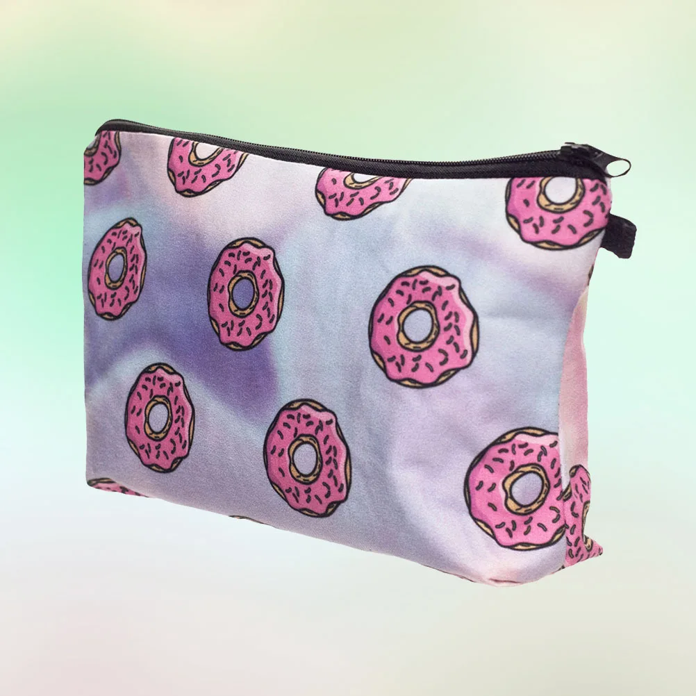 

Sturdy Zipper Makeup Bag Toiletry Organizer Pencil Case Travel Storage Pouch Small Portable Durable Fabric Easy Access