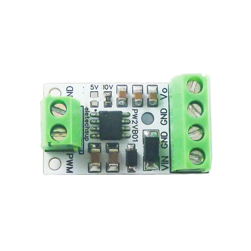 Placa de expansão IO analógica, gerador de sinal, módulo de frequência de tensão, conversor PWM para DAC, PLC, MCU, FPGA, 0-5V, 0-10V