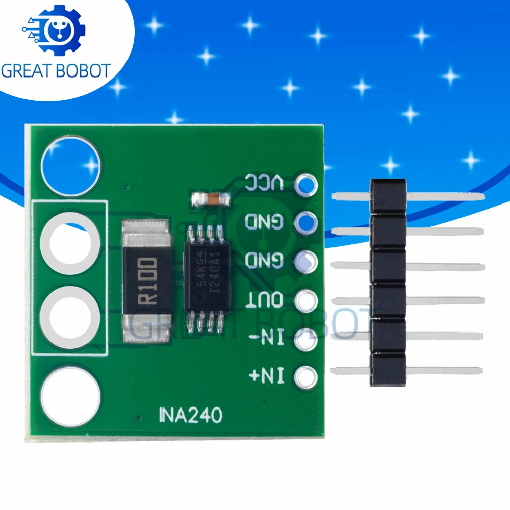 1~10PCS INA240A1 Current Detection Amplifier Module Dual Way Current Monitoring Collection