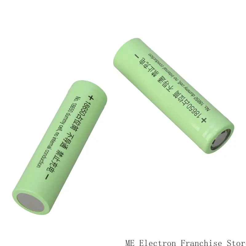 T5EA Iron 18650 Battery Shell Conductor 2-Unit Dummy Battery Placeholder Cylinder Safe Circuit Completion Quick Setups