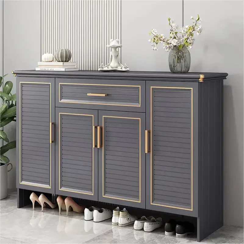 

Black Organizer Shoe Cabinet Storage Indoor New Quality Shoe Cabinet Manmade Board Luxury Organizador De Zapatos Home Furniture