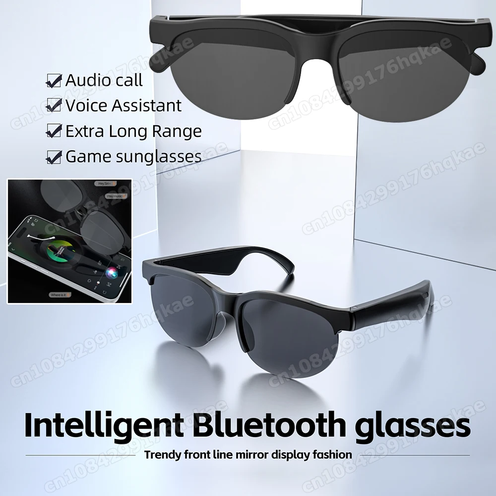 

Новые умные очки, мужские Bluetooth 5,3, наушники с защитой от Blu-ray, стереогарнитура, двойной динамик, сенсорное управление музыкой, наушники, солнцезащитные очки