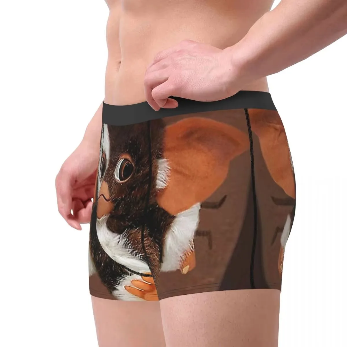 Gremlins Pet Comedy Horror Film I Love My Gizmo With Box Underpants Cotton Panties Male Underwear Print Shorts Boxer Briefs