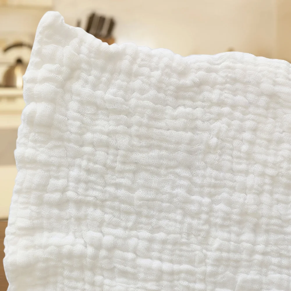 لينة 8 طبقات القطن الخالص الشاش مسح الأطفال الاطفال منشفة استحمام مربعة الوجه الملابس التطهير أداة المطبخ منشفة 45*45 سنتيمتر