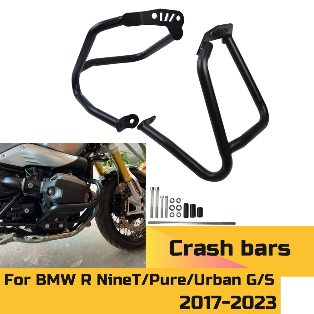 

R Nine T Engine Guard Highway Crash Bars Motorcycle Frame Protection Bumper For BMW R NineT Racer Scrambler Pure Urban 2014-2023