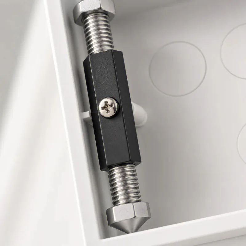 Einstellbares Reparaturwerkzeug für Wandschalter- und Steckdosenkassetten mit Schraubenschlüssel, Stützstange und Elektrowartungsset für Schrauben und Zubehör – Detail 2