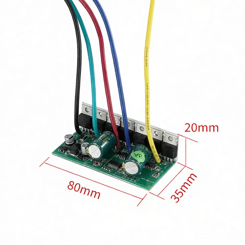 Universal Brushless DC Submersible Pump Controller 48V 60V 72V Electric Water Pump Circuit Board Aluminum Driver Module