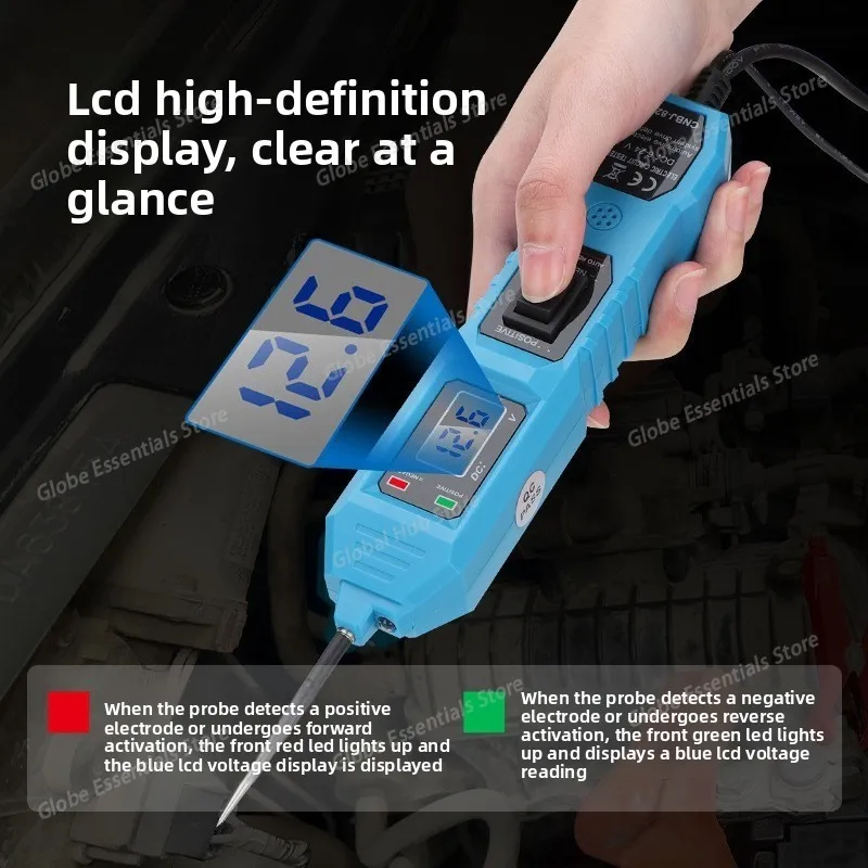 Automotive Circuit Master - 3.5-36V Multifunctional Drive Tester with Digital Display, Short Circuit Detector
