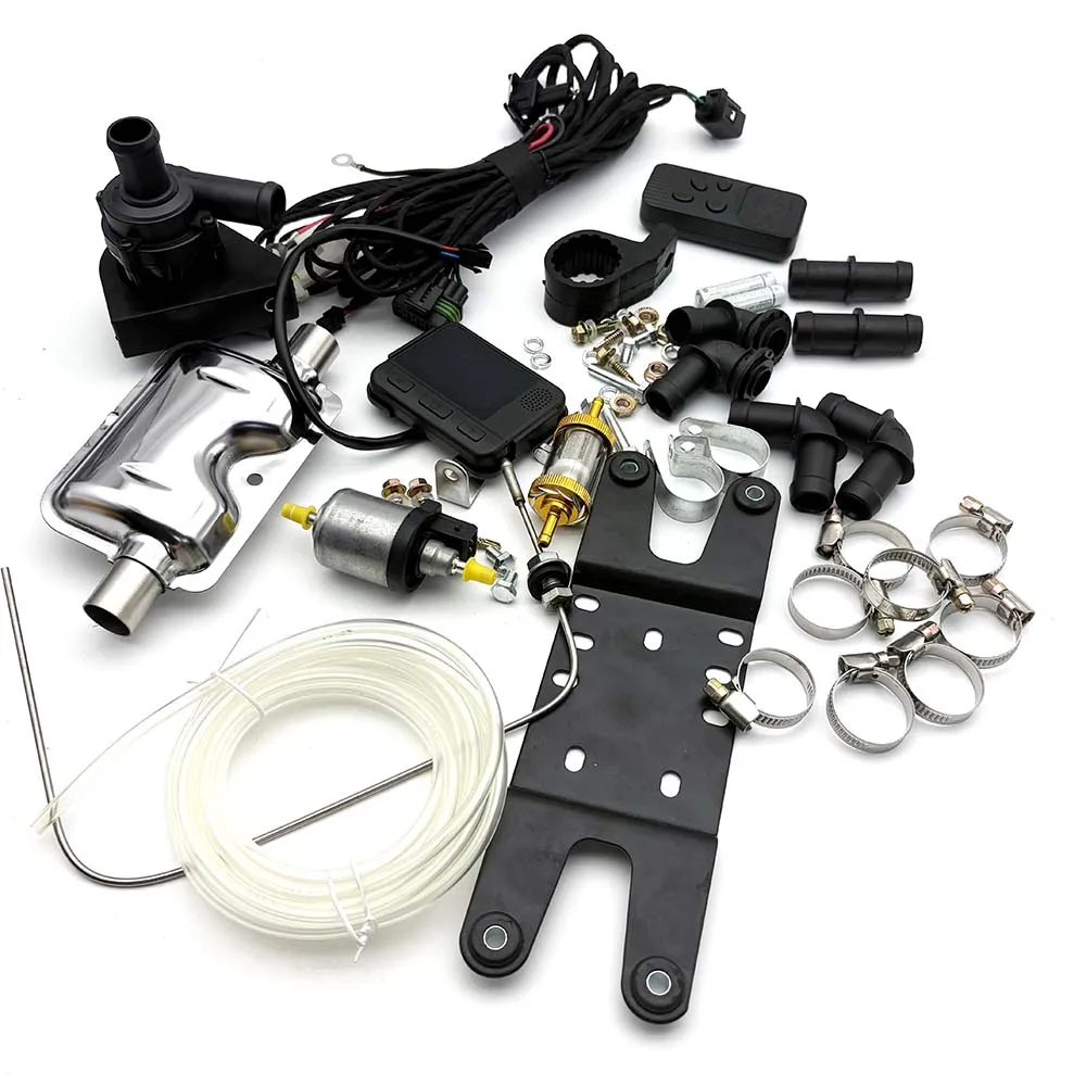5KW 12V Diesel-Standheizung mit Fernbedienung, Kühlmittelheizung für LKW, Wohnmobile und Anhänger - Kraftstoff-Wasserheizung für Motoren – Detail 11