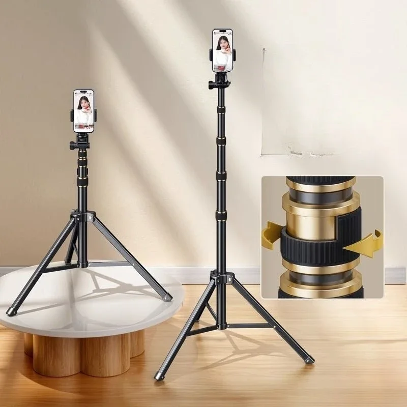 support-de-telephone-portable-2025-perche-a-selfie-trepied-photo-d'exterieur-ensemble-complet-multifonctionnel