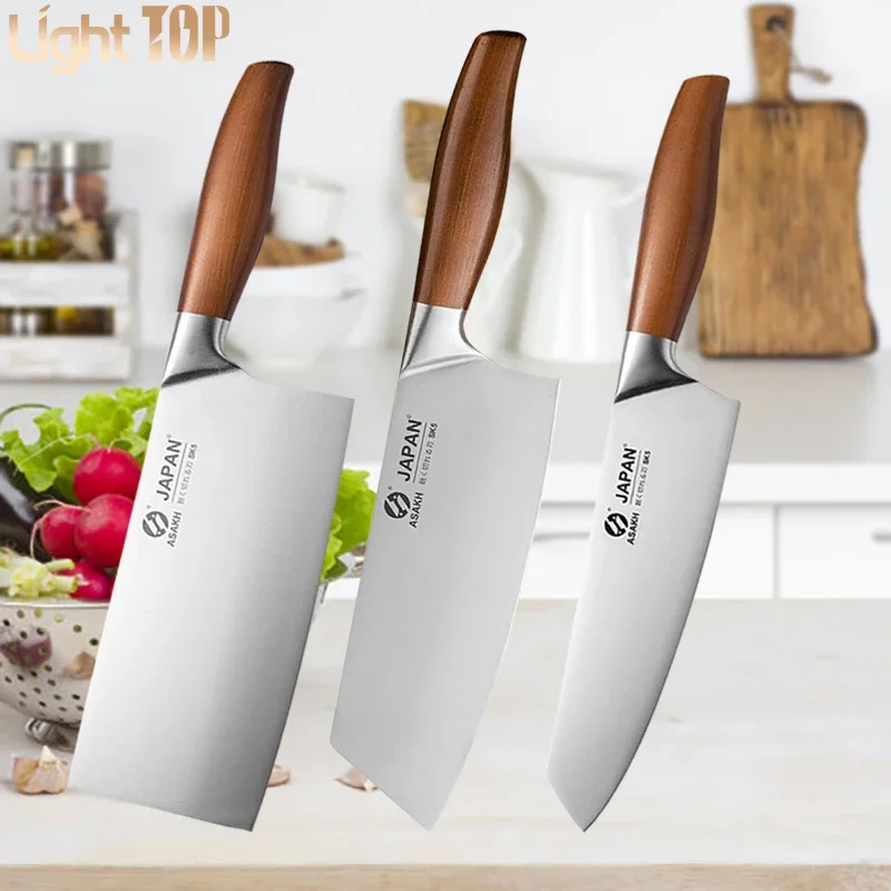 

BBQ Cutter Professional Japanese Kitchen Knives Chef Knives Meat Fish Slicing Vegetables Cutter Butcher Cleaver Knife