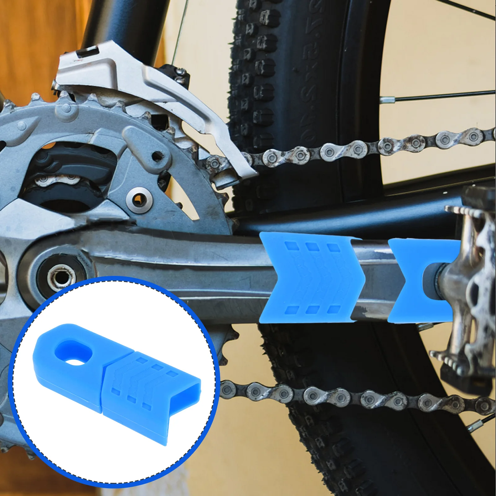 

4pcs Silicone Crank Boot Protectors For Mountain Road Bike Crankset Scratch Resistant Cover Easy Install Tool Free Bicycle