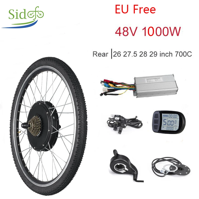 

Electric Wheel Motor Wheel For Electric Bike ebike 1000w Motor wheel For Electric Bike 48v Hub Motor Rear Hub Bicycle 28/27.5/26