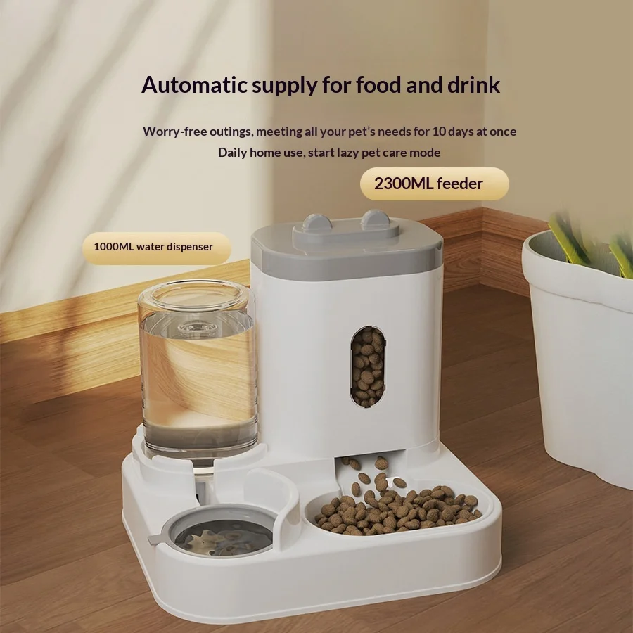 Dispensador automático para perros y gatos: comedero y bebedero - imagen 2