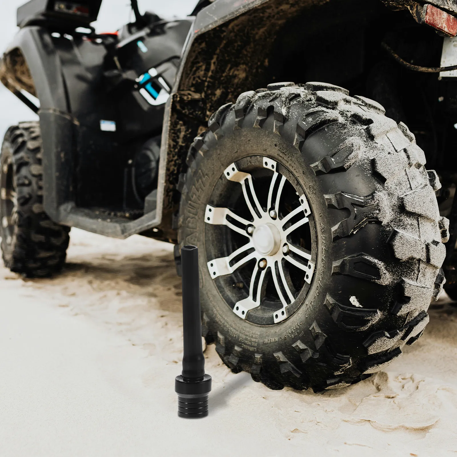 CNC Aluminum Gas Cap with Black Vent Tube for ATV, Dirt Bike, Motorcycle Fuel Tank Pressure Relief