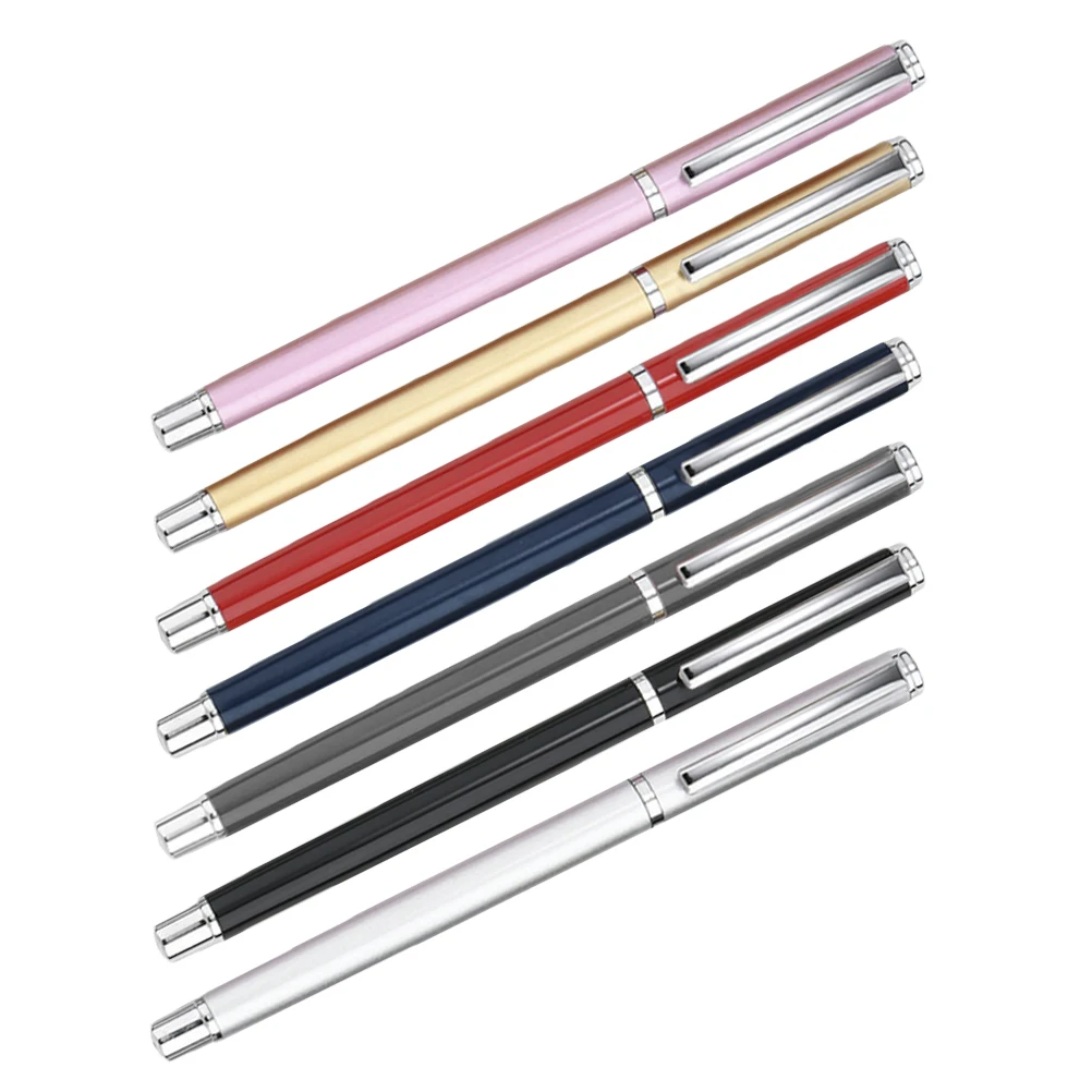 

7Pcs Adorable Gel Pens Smooth Writing Comfortable Grip Students Stationery Office Signature Multipurpose Gifts 0.5mm