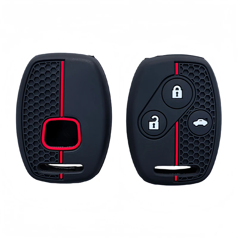 Silikon-Autoschlüsselhülle für Honda Accord CRV Pilot Civic 2003 2007 2008 2009 2010 2011 2012 2013