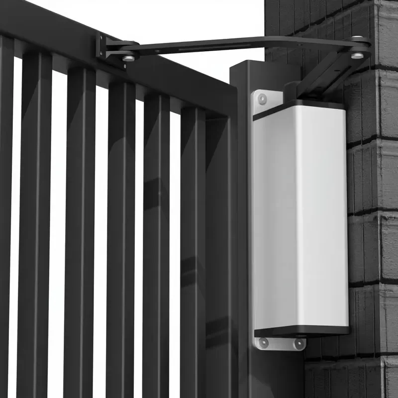 Large Load-Bearing 300KGS Modern Aluminum Automatic Door Opener Closer for Garage with Anti-Theft IP65 Protection and DC