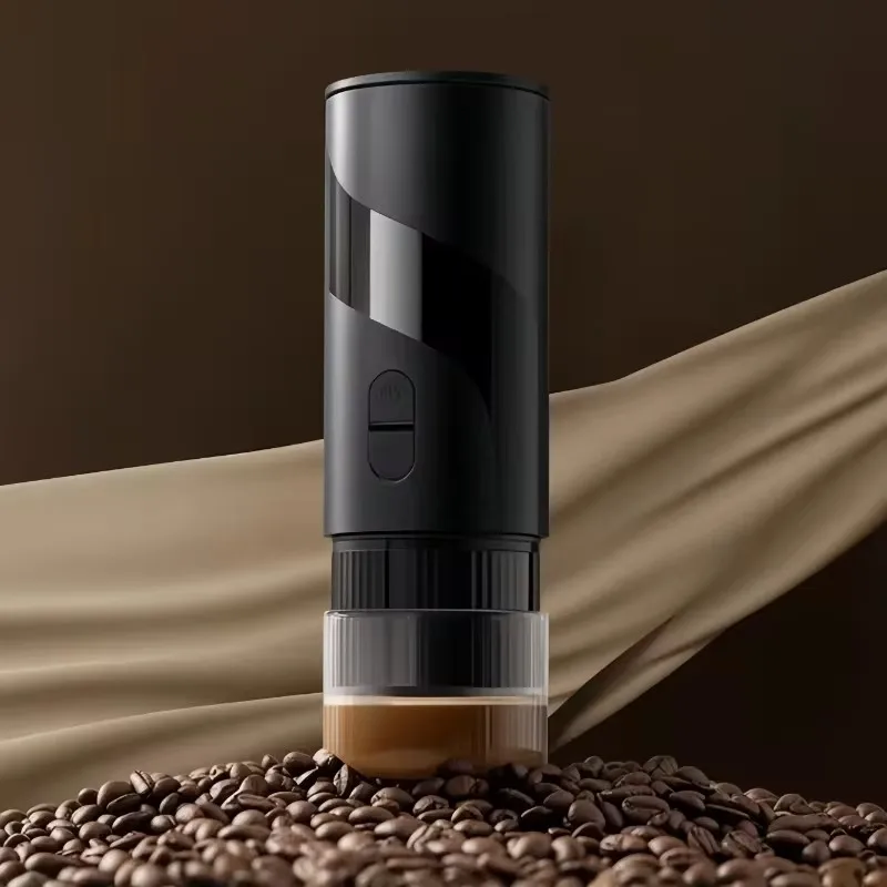 New Portable capsule coffee machine, 2 in 1, mini portable design, easy to carry around, long-lasting battery life can extrac