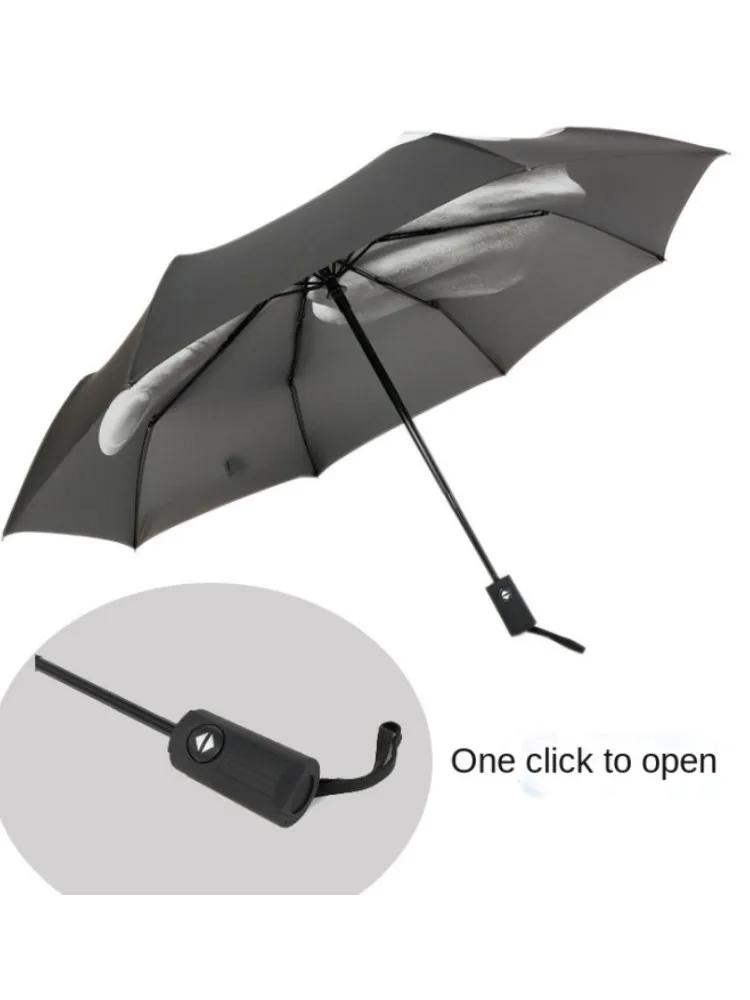 Rain Middle Finger Umbrella Women Umbrella men Windproof Folding Personality Black Middle Finger Umbrellas Parasol Women 10 bone