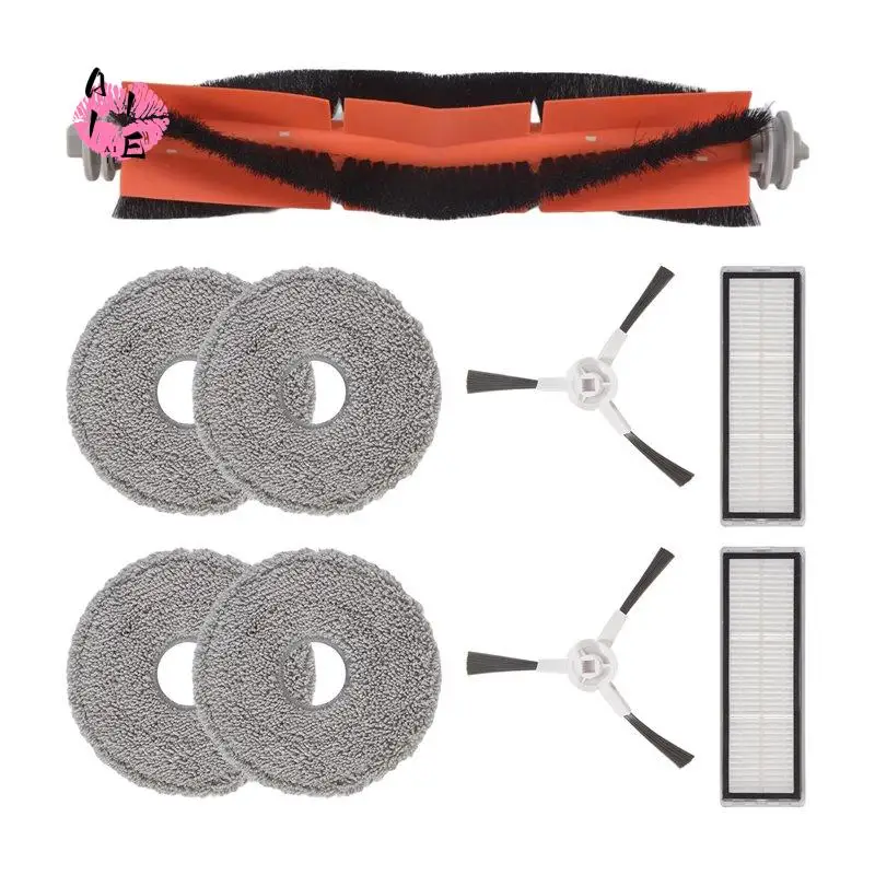 

A11E-For Xiaomi S20 Plus S20+ Robot Vacuum Cleaner Main Side Brush Hepa Filter Mop Cloth Replacement Parts Accessories