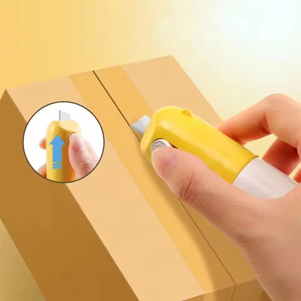 فتاحة بريد الورق الحراري 2 في 1 سائل تصحيح مع سكين مضاد للزقزقة معلومات الهوية حامي الخصوصية ممحاة