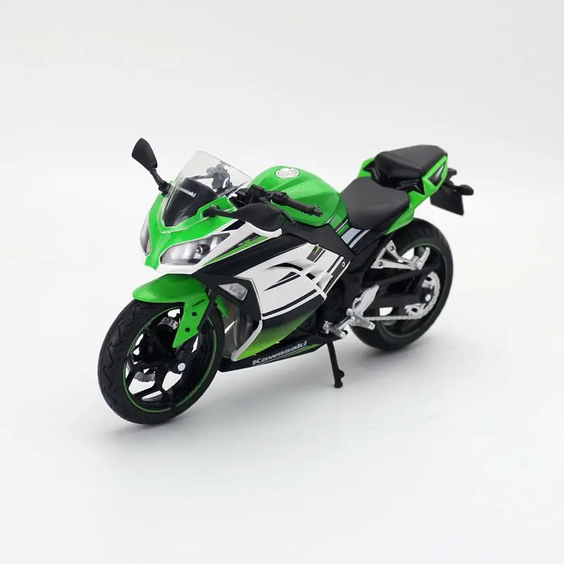 1:12 Kawasaki Ninja 250 Heavy Locomoti Simulation Alloy Motorcycle Model Shock Absorbers Collection Toy Car Gift