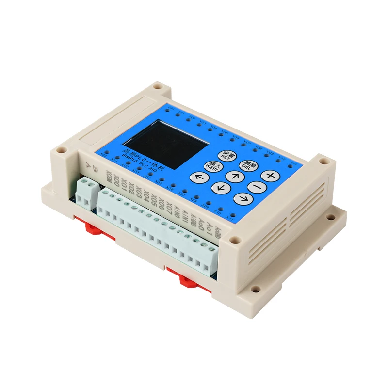 PLC Controller 12 Input and 12 Output Relay Output  RTU with 2 Channel Analog Input & Output0-10V 0-20mA