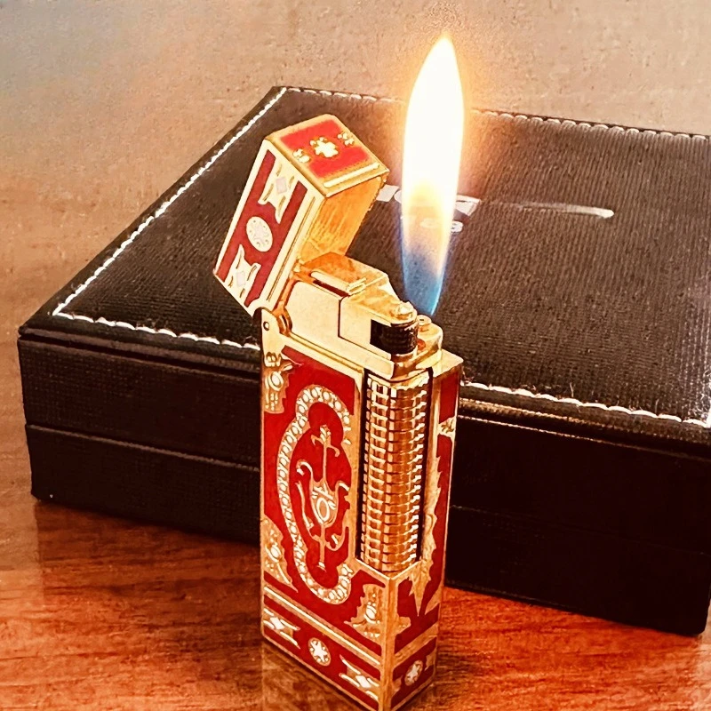 

Бренд Originates From Швейцарии, узкие машинные зажигалки, латунные станки с тонкой резьбой и высококачественная смола