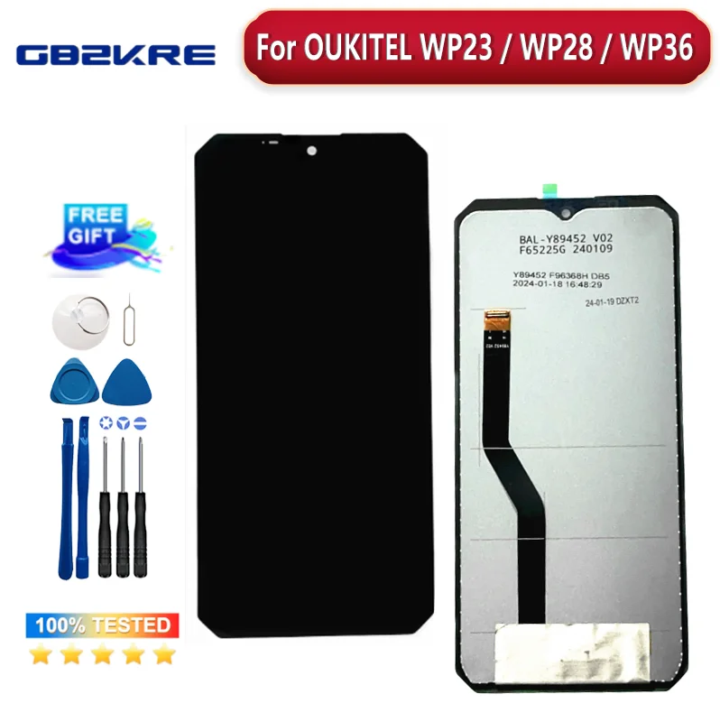 New Original OUKITEL WP23 WP28 Lcd Display+Touch Screen Repair Accessories For OUKITEL WP23 Pro WP36 WP 36 WP38 Smart Phone