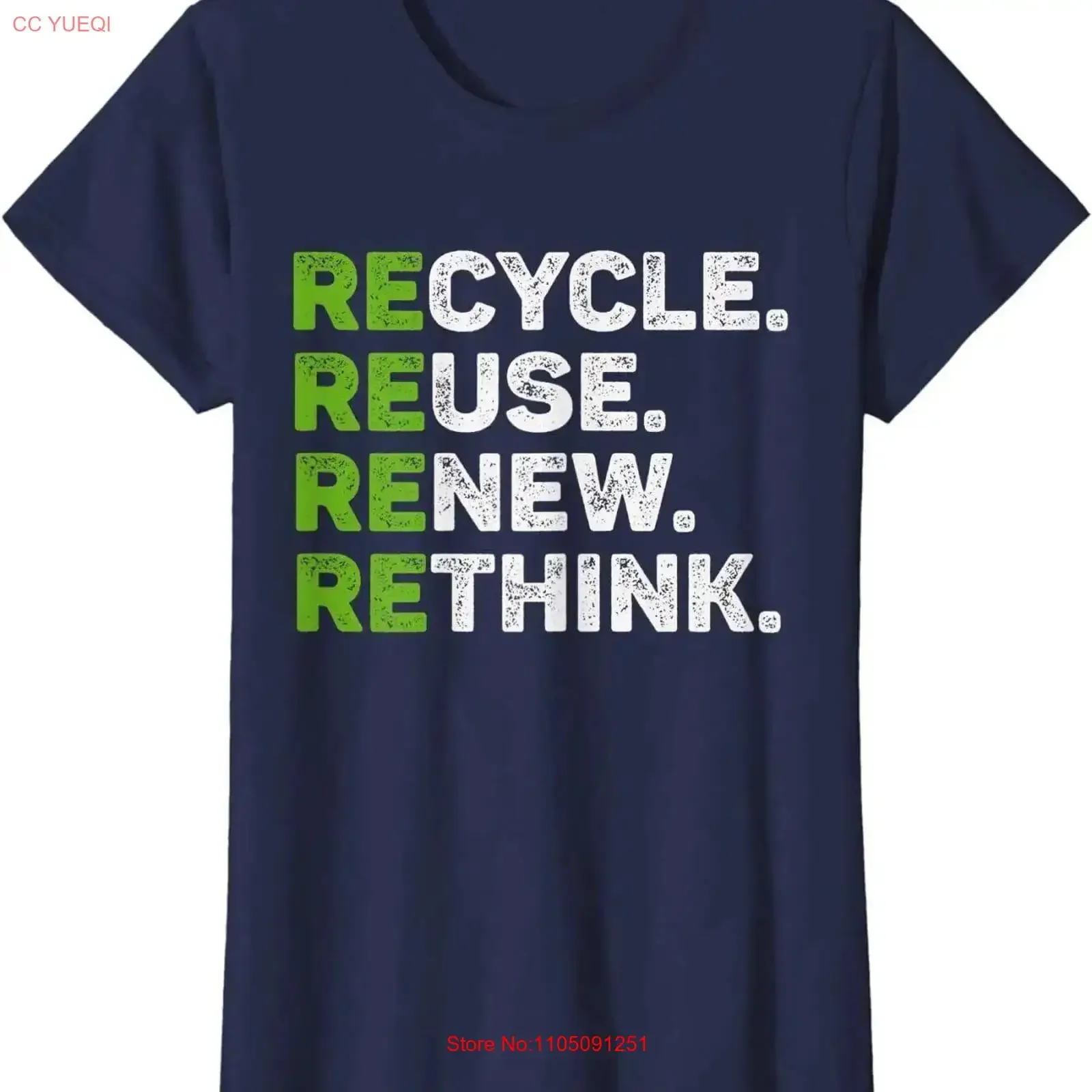 

День Земли, экологическая переработка, повторное использование, обновление, переосмытие, женская футболка с круглым вырезом, винтажная стираная футболка с рисунком, слегка мягкая уличная одежда